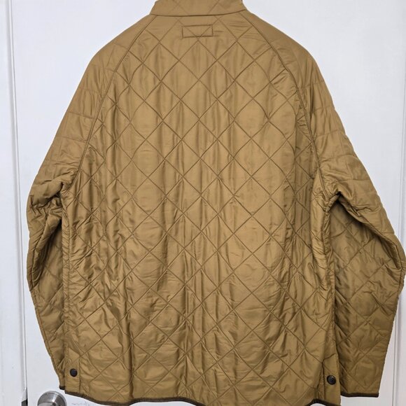 Vintage Polo Ralph Lauren Jacket Mens XL Tan Quilted Insulated Fleece Lined - Picture 9 of 16